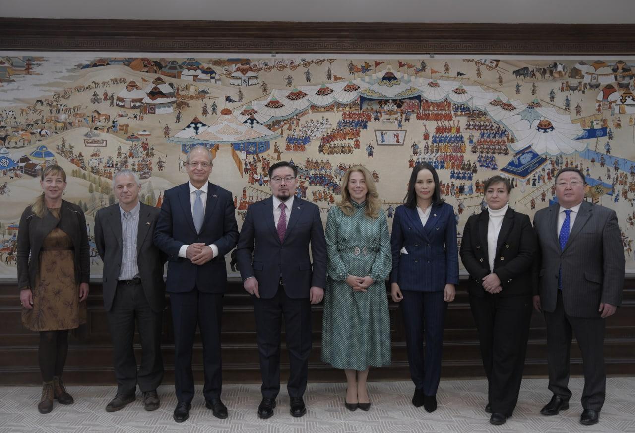 Европын Парламент дахь Төв Ази, Монголтой харилцах бүлгийн гишүүдийг хүлээн авч уулзав